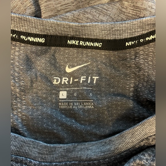 Nike Dri-FIT Knit Men's Running Top size large - Picture 4 of 6